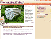 Tablet Screenshot of masonbeecentral.com